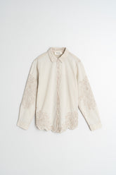 EMBROIDERED VOILE SHIRT