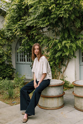 EMBROIDERED COTTON T-SHIRT