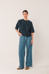 EMBROIDERED COTTON T-SHIRT