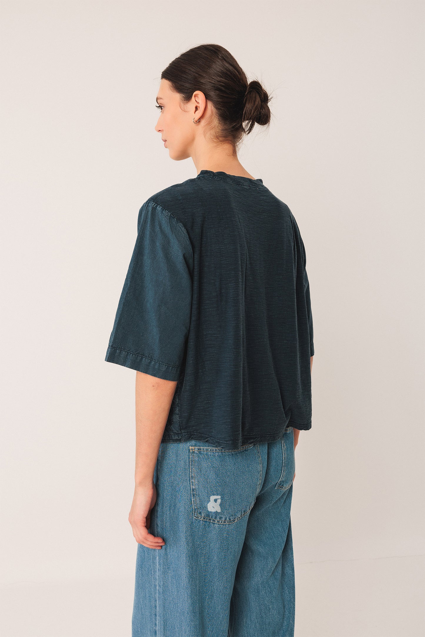 EMBROIDERED COTTON T-SHIRT