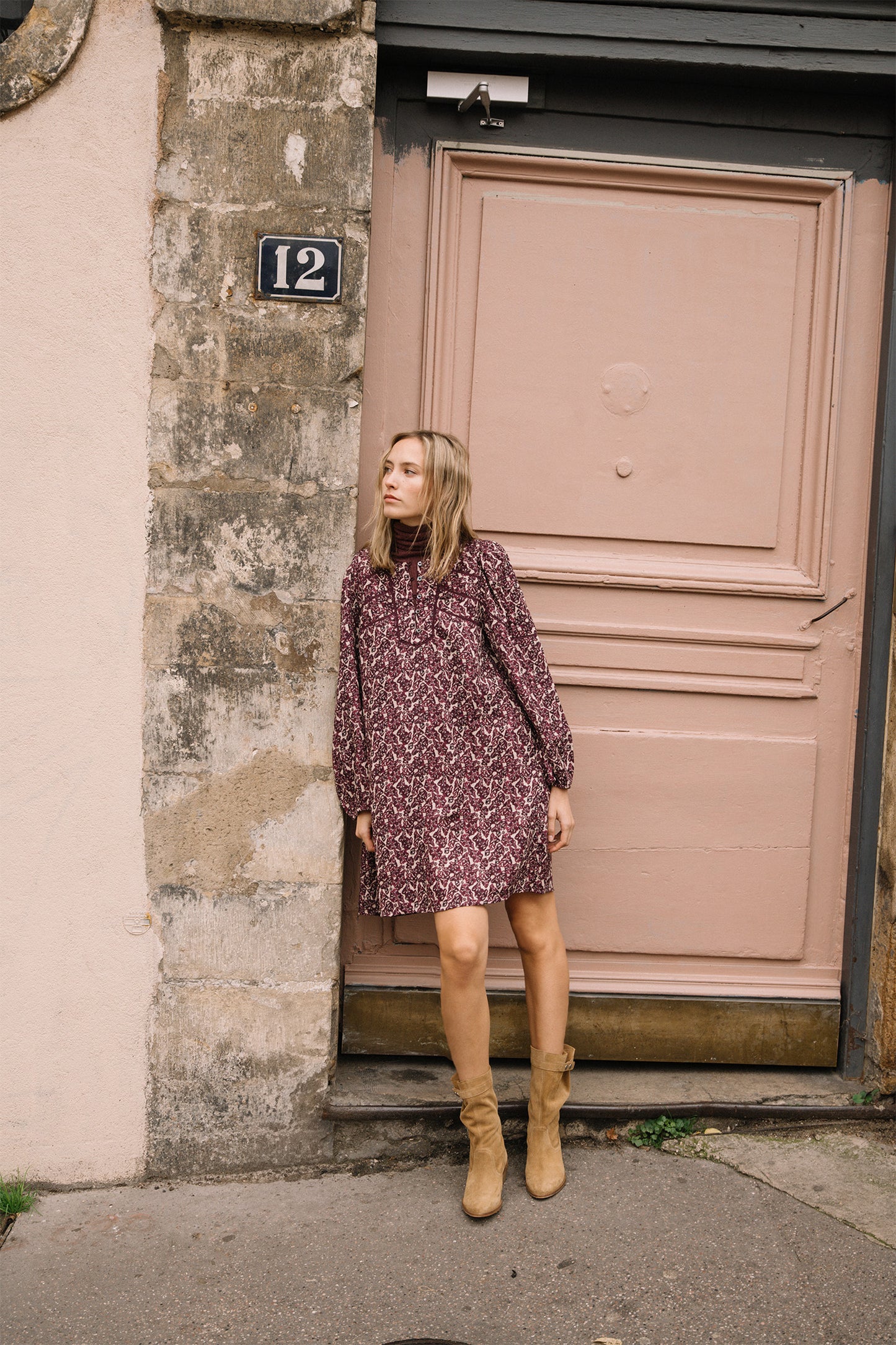 BOTANICAL PRINT DRESS