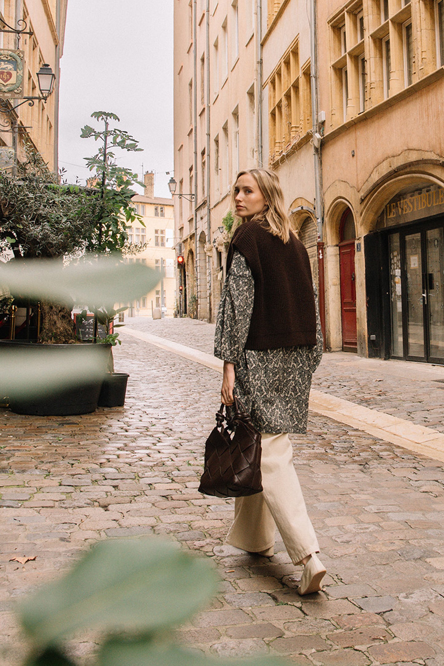 BOTANICAL PRINT DRESS