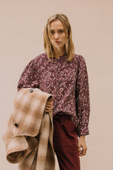 BOTANICAL PRINT BLOUSE