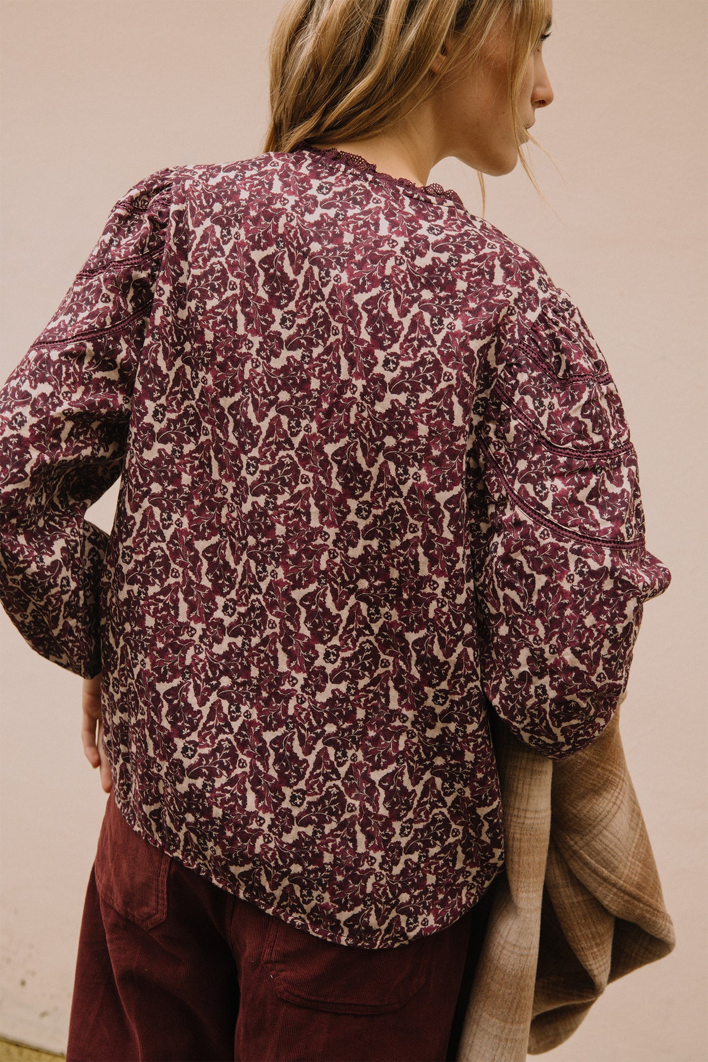 BOTANICAL PRINT BLOUSE