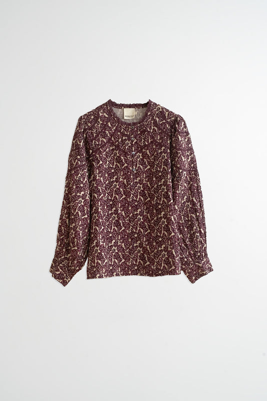 BOTANICAL PRINT BLOUSE 6