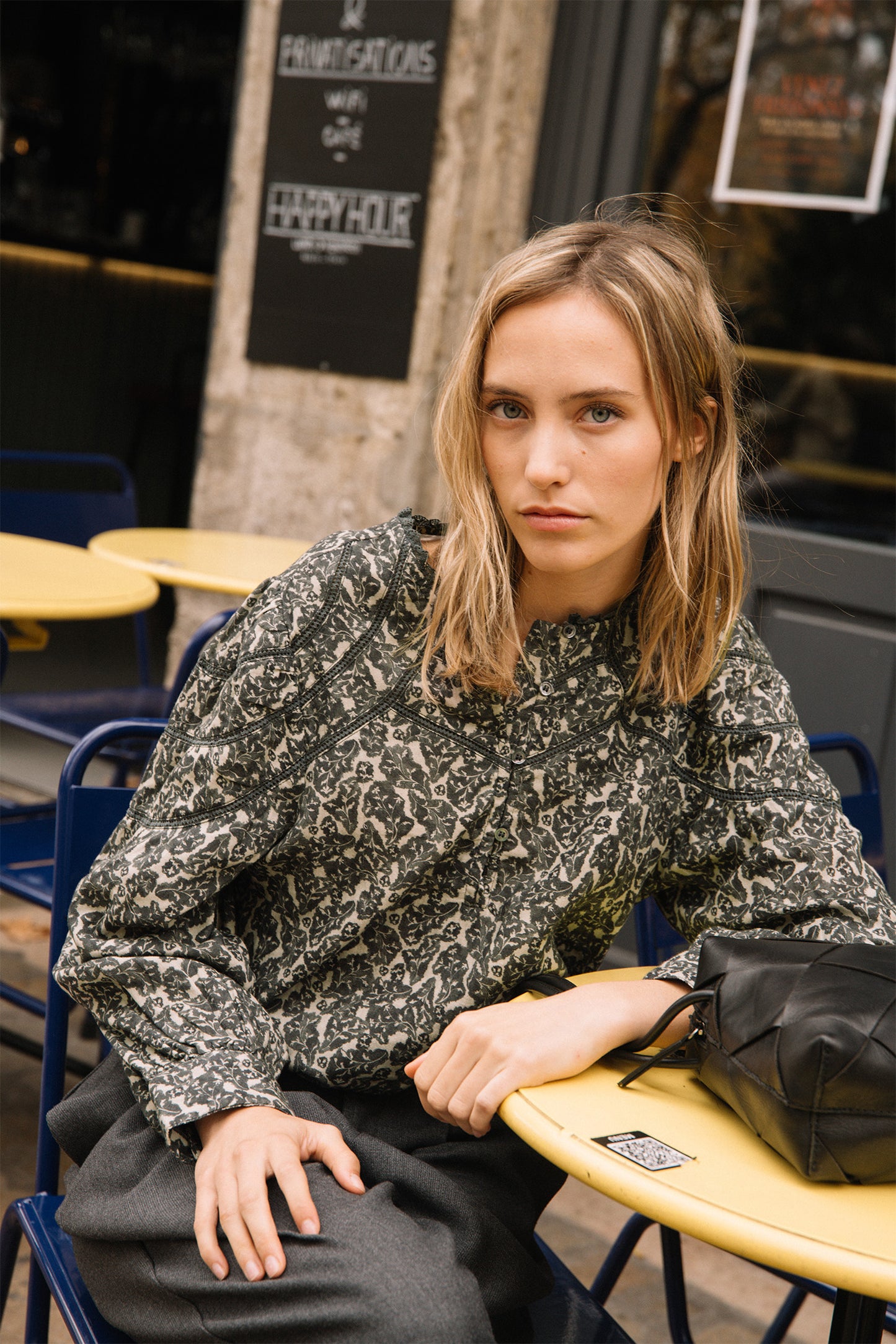 BOTANICAL PRINT BLOUSE