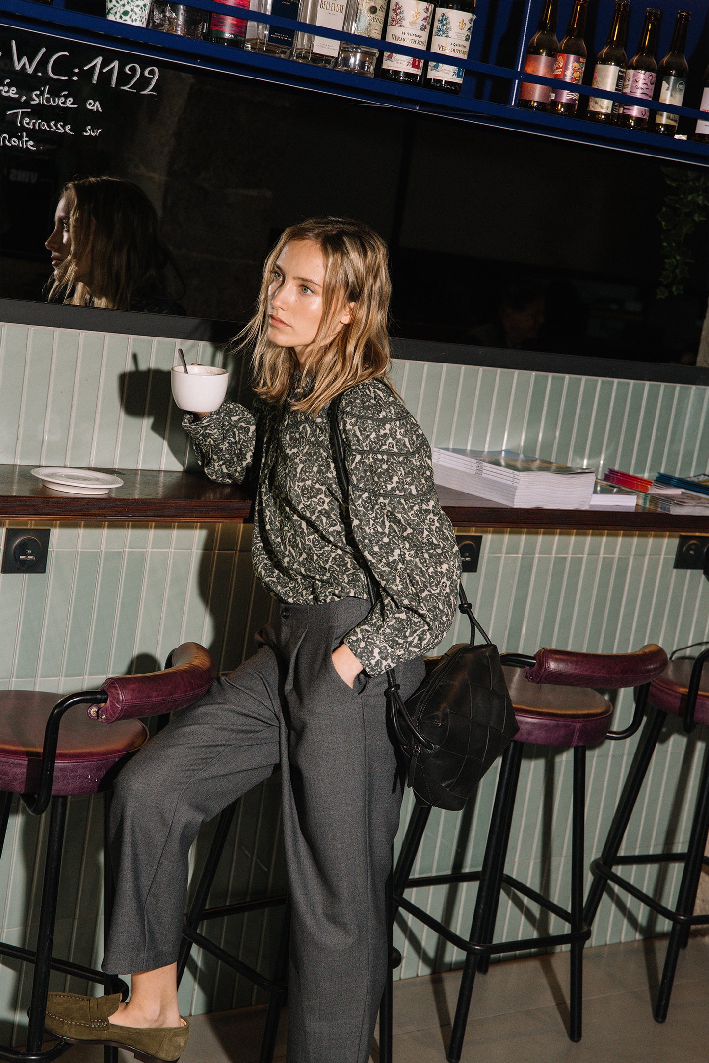 BOTANICAL PRINT BLOUSE