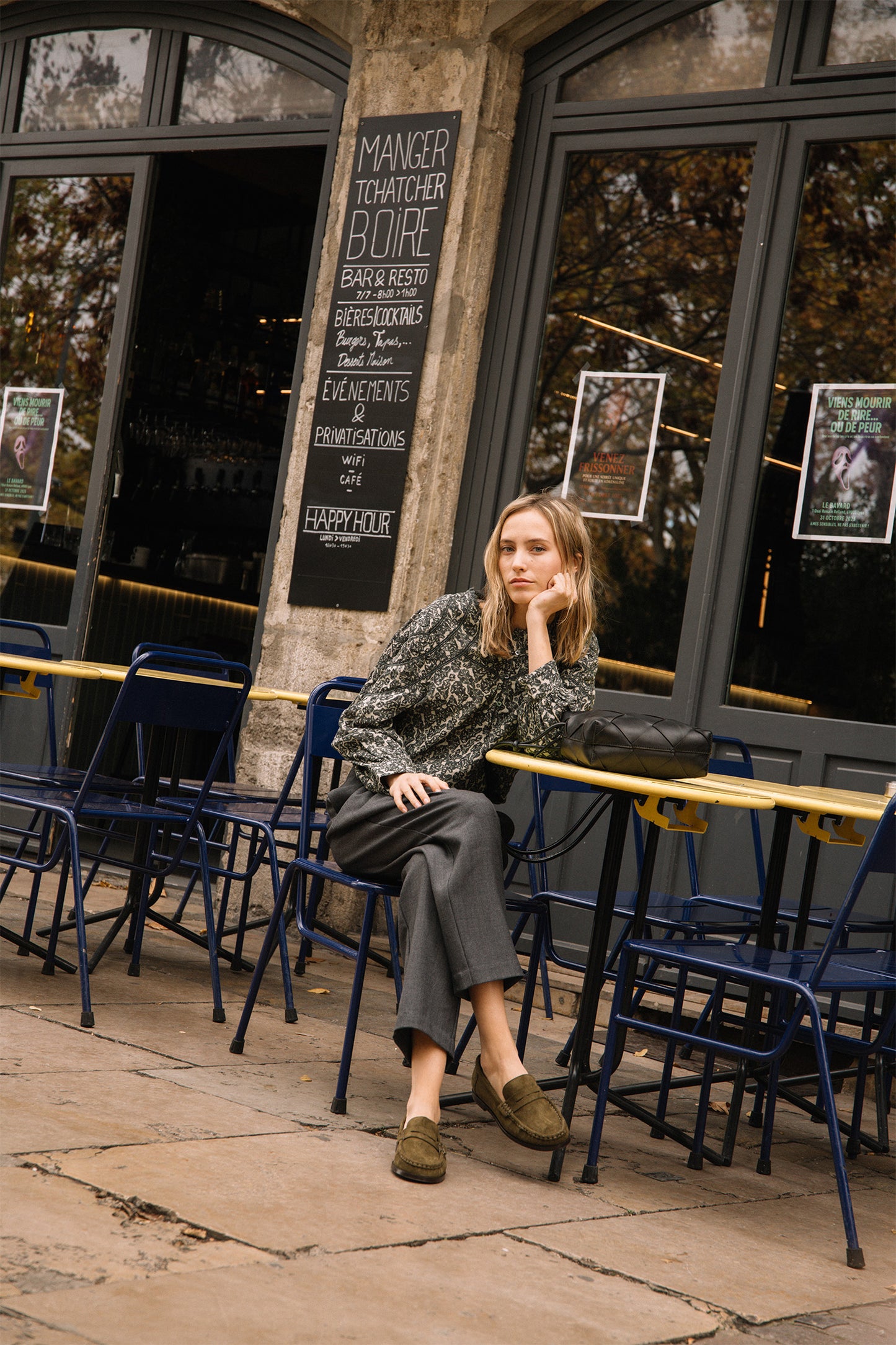 BOTANICAL PRINT BLOUSE