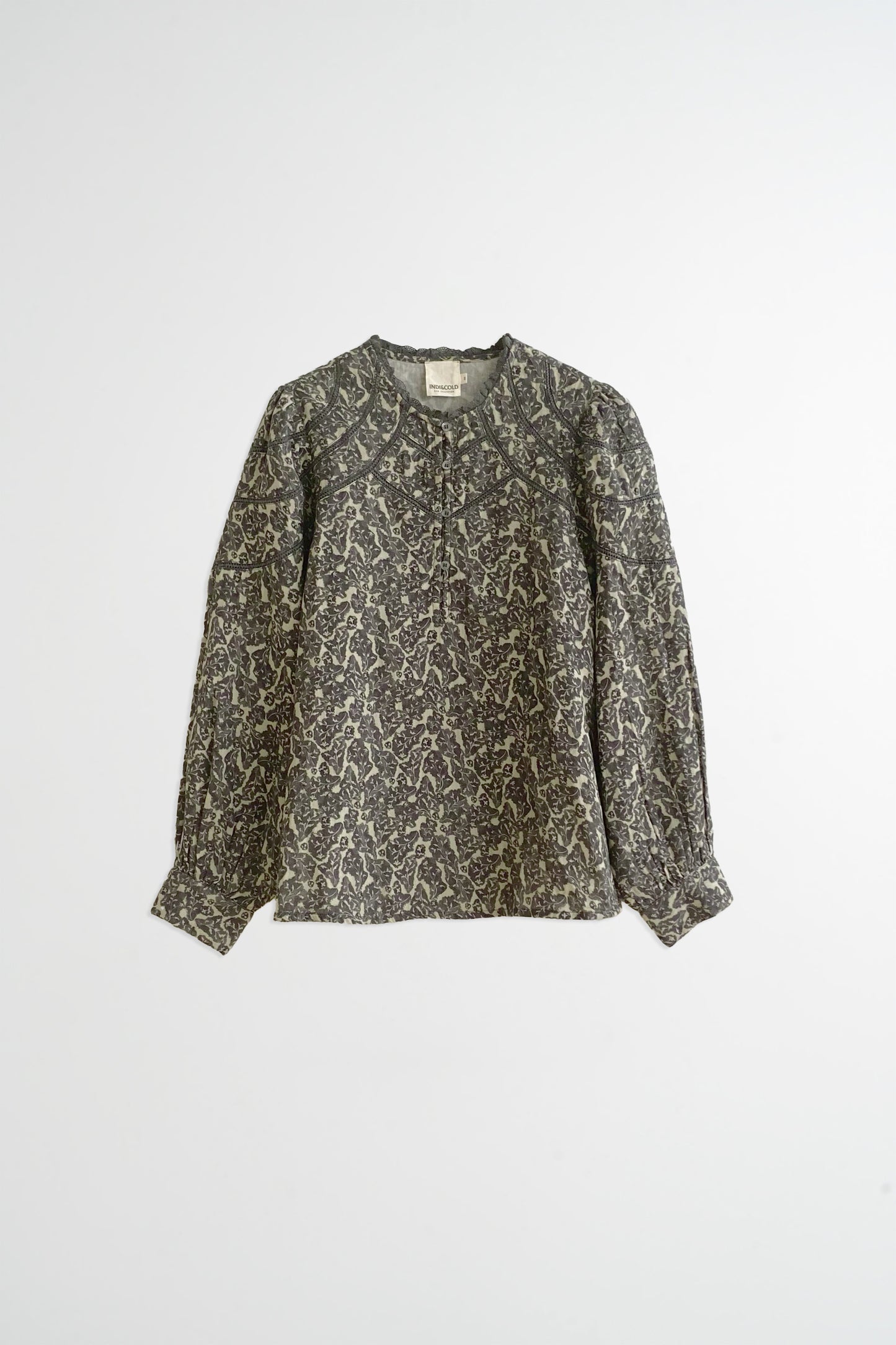 BOTANICAL PRINT BLOUSE