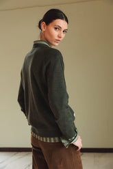 MERINO DIAMOND SWEATER