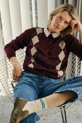 MERINO ARGYLE JACKET