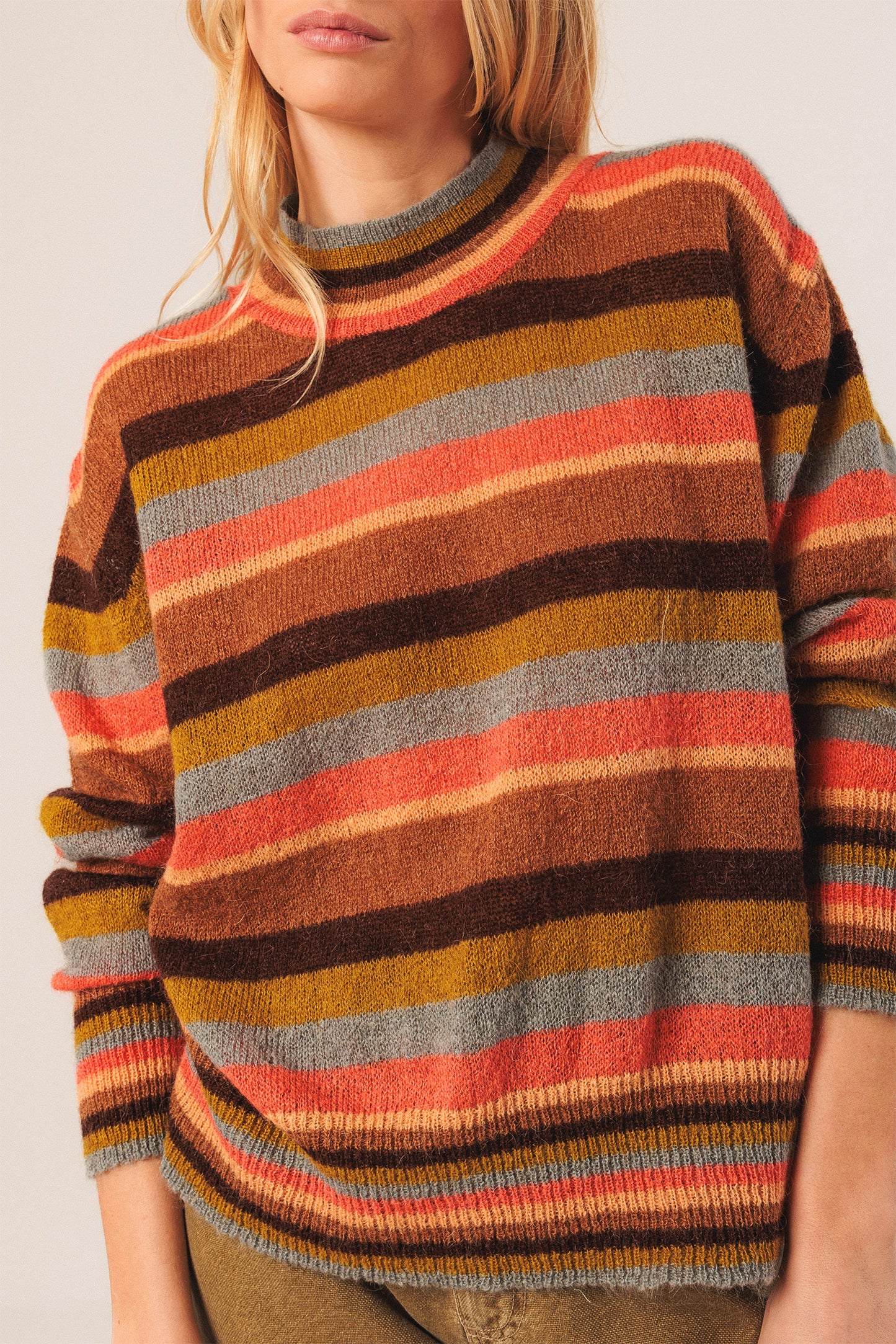 [CL] MOHAIR MULTICOLOR SWEATER