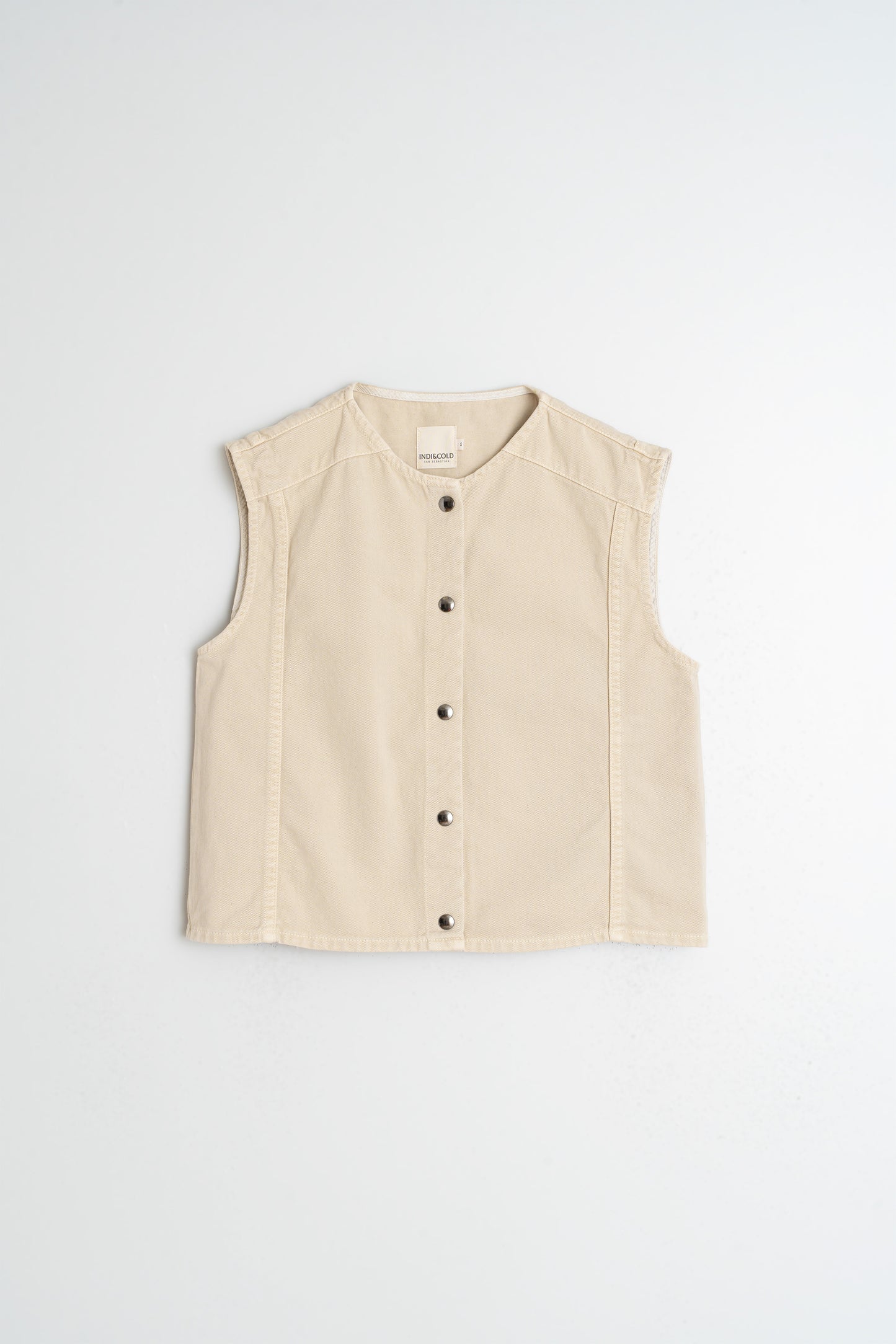 BOXY TWILL VEST