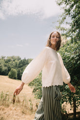 [CL] ROMANTIC EMBROIDERED BLOUSE