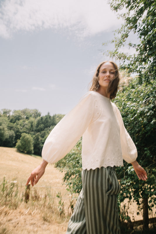 ROMANTIC EMBROIDERED BLOUSE 1