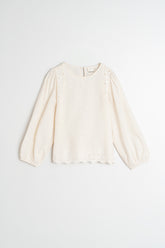 ROMANTIC EMBROIDERED BLOUSE