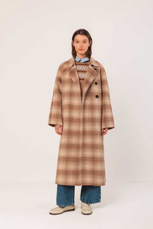 3/4 WOOL COAT 1