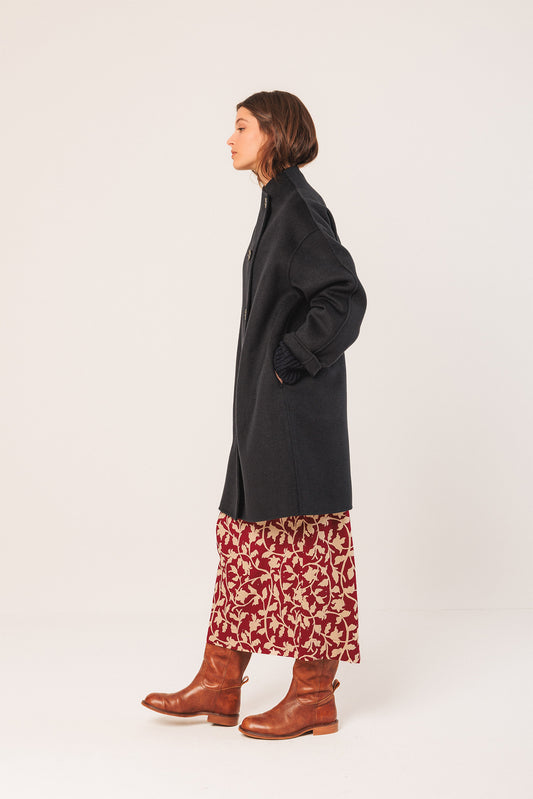 ASYMMETRIC WOOL COAT 4