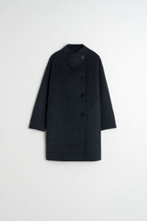 ASYMMETRIC WOOL COAT