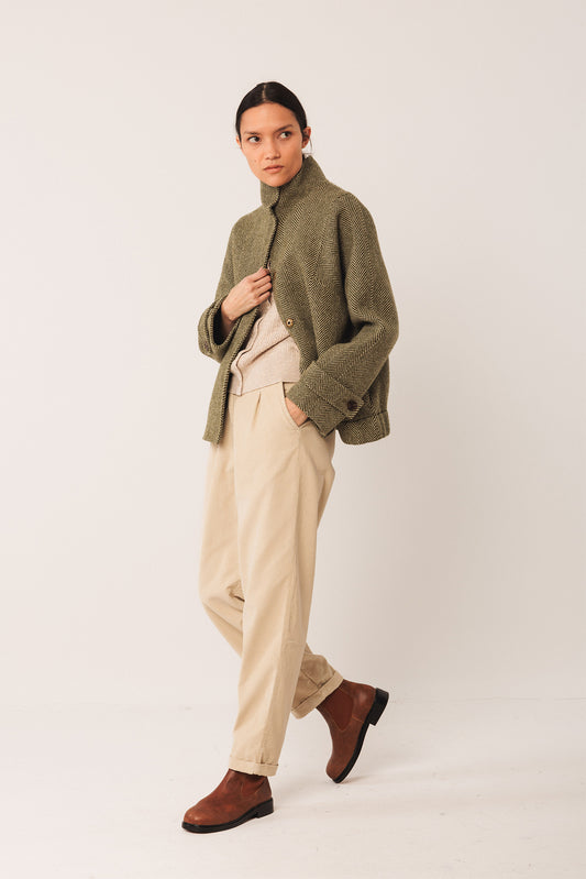 BOMBER-STYLE COAT