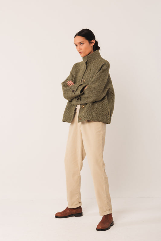 [CL] BOMBER-STYLE COAT 6