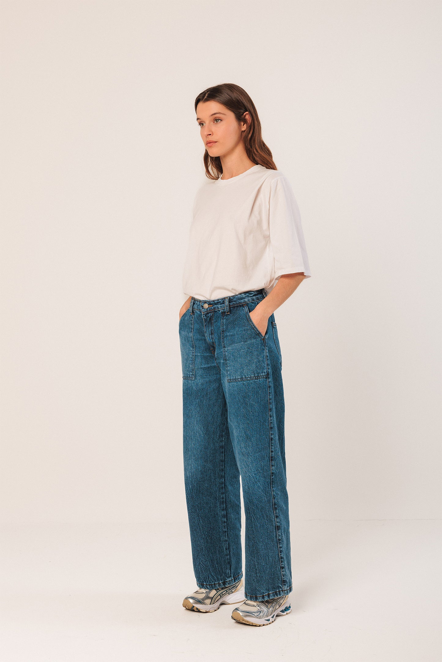 [CL] WASHED DENIM PANTS