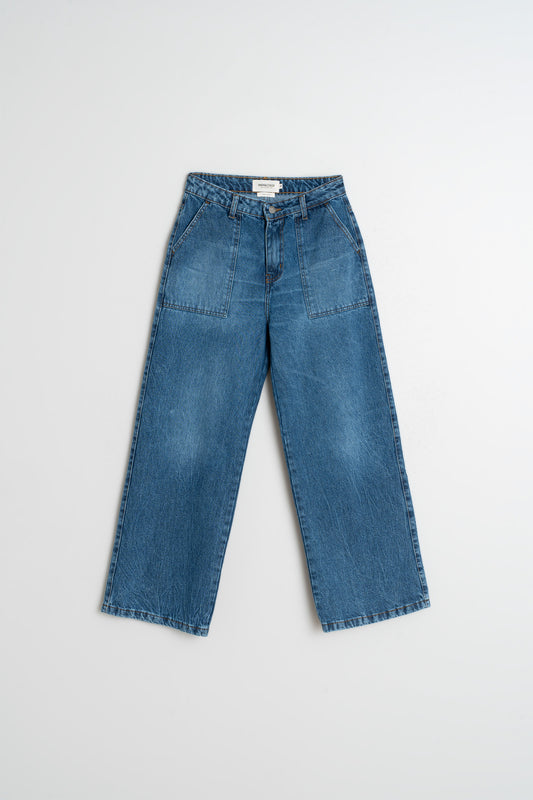 [CL] WASHED DENIM PANTS