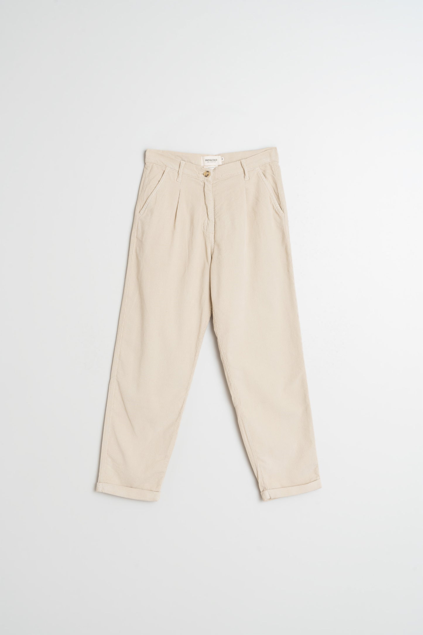 CORDUROY CARROT PANTS