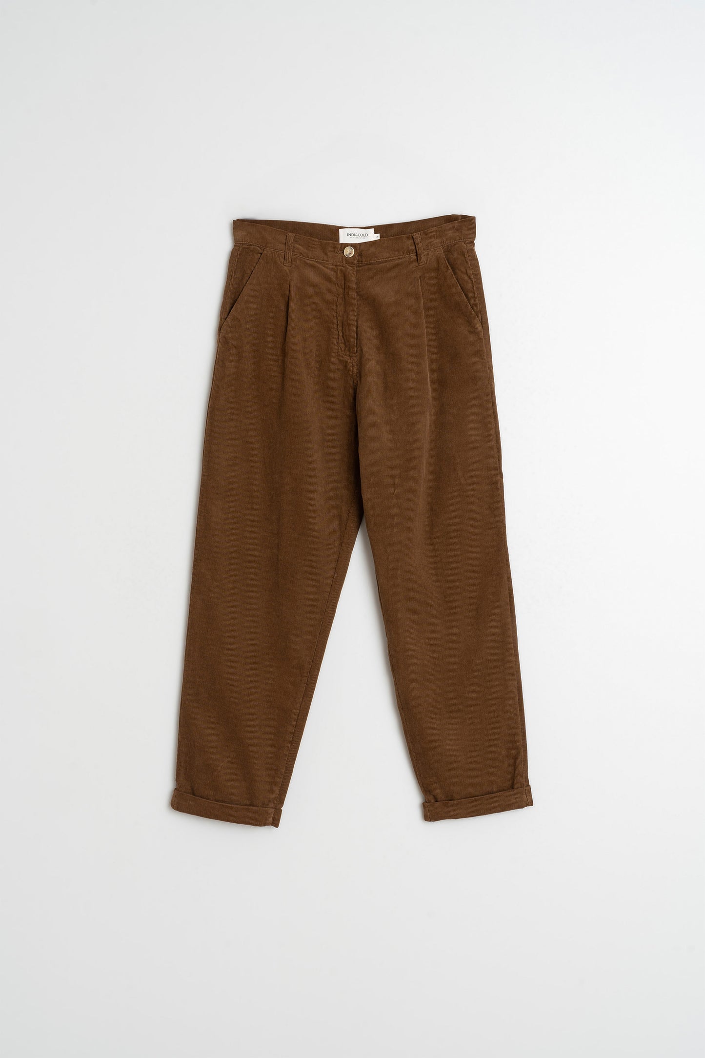 CORDUROY CARROT PANTS