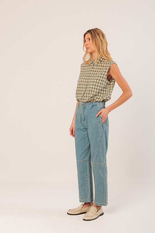 CARROT DENIM PANTS 1