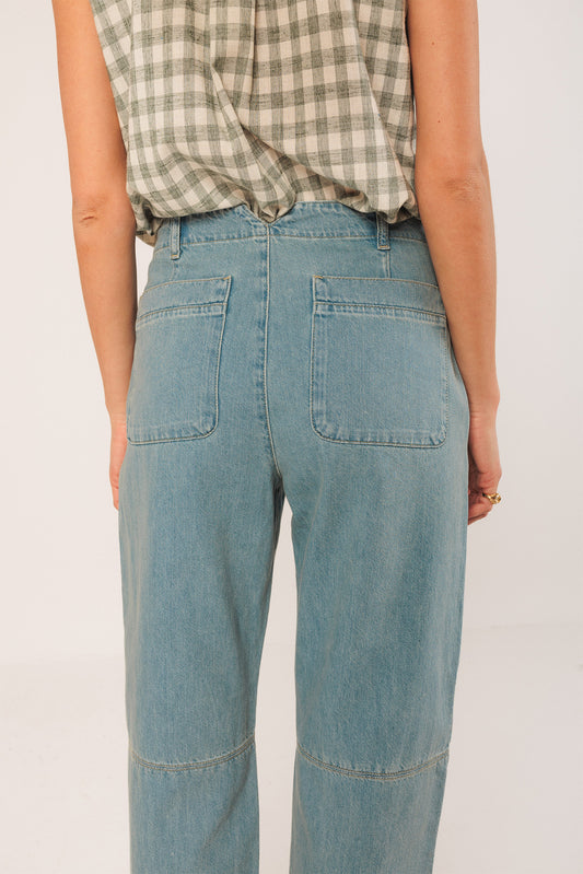 CARROT DENIM PANTS 2