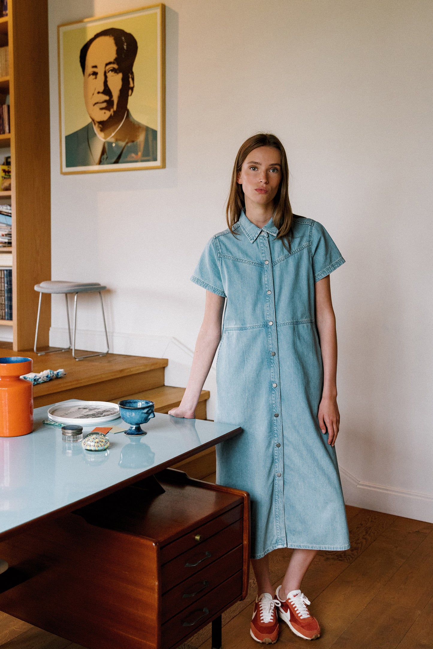 [CL] DENIM SHIRT DRESS