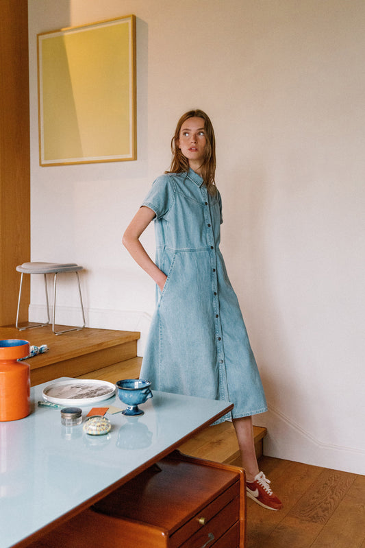DENIM SHIRT DRESS 3