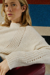 LOOSE-KNIT WOOL SWEATER