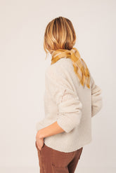 LOOSE-KNIT WOOL SWEATER