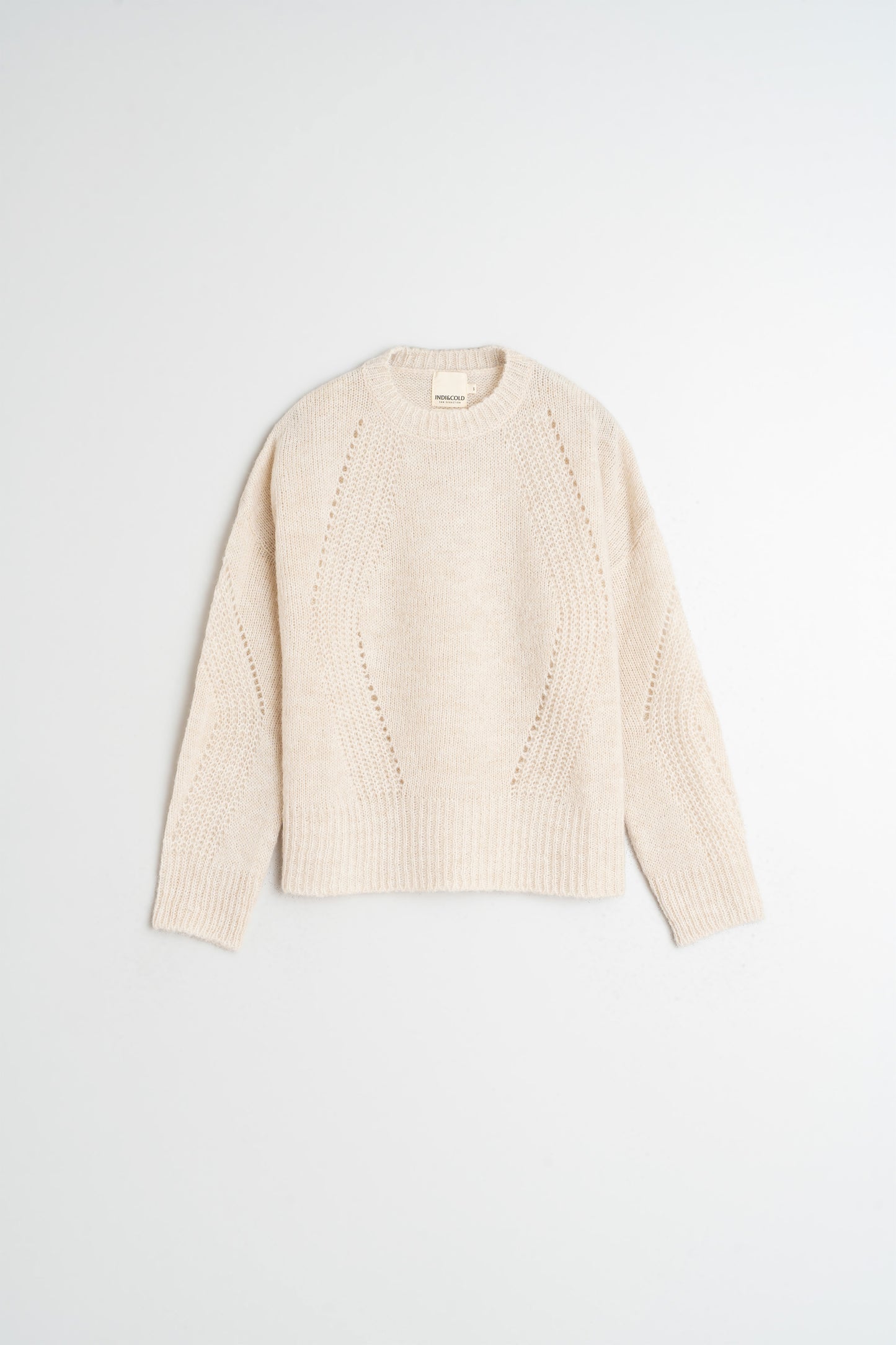 LOOSE-KNIT WOOL SWEATER