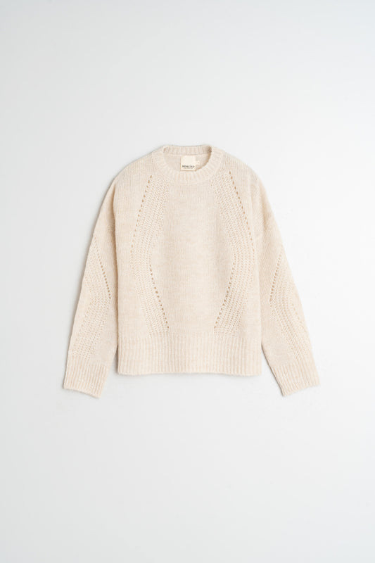 LOOSE-KNIT WOOL SWEATER
