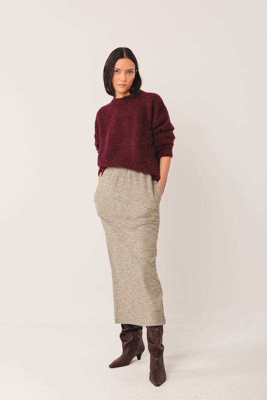 LOOSE-KNIT WOOL SWEATER 4