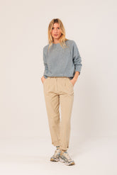 LOOSE-KNIT WOOL SWEATER