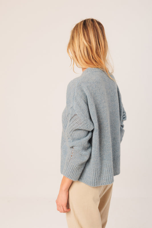 LOOSE-KNIT WOOL SWEATER 4