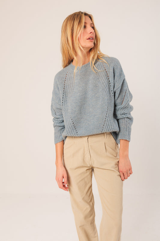 LOOSE-KNIT WOOL SWEATER 5