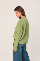 LOOSE-KNIT WOOL SWEATER