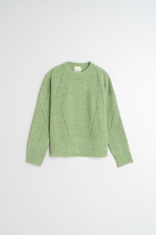 LOOSE-KNIT WOOL SWEATER