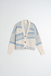 INTARSIA ALPACA JACKET