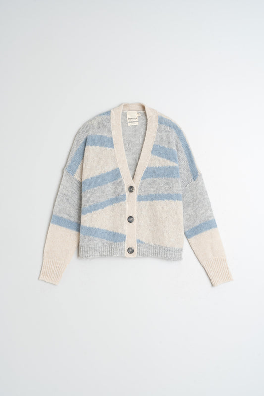 INTARSIA ALPACA JACKET