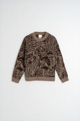 BICOLOR JACQUARD SWEATER