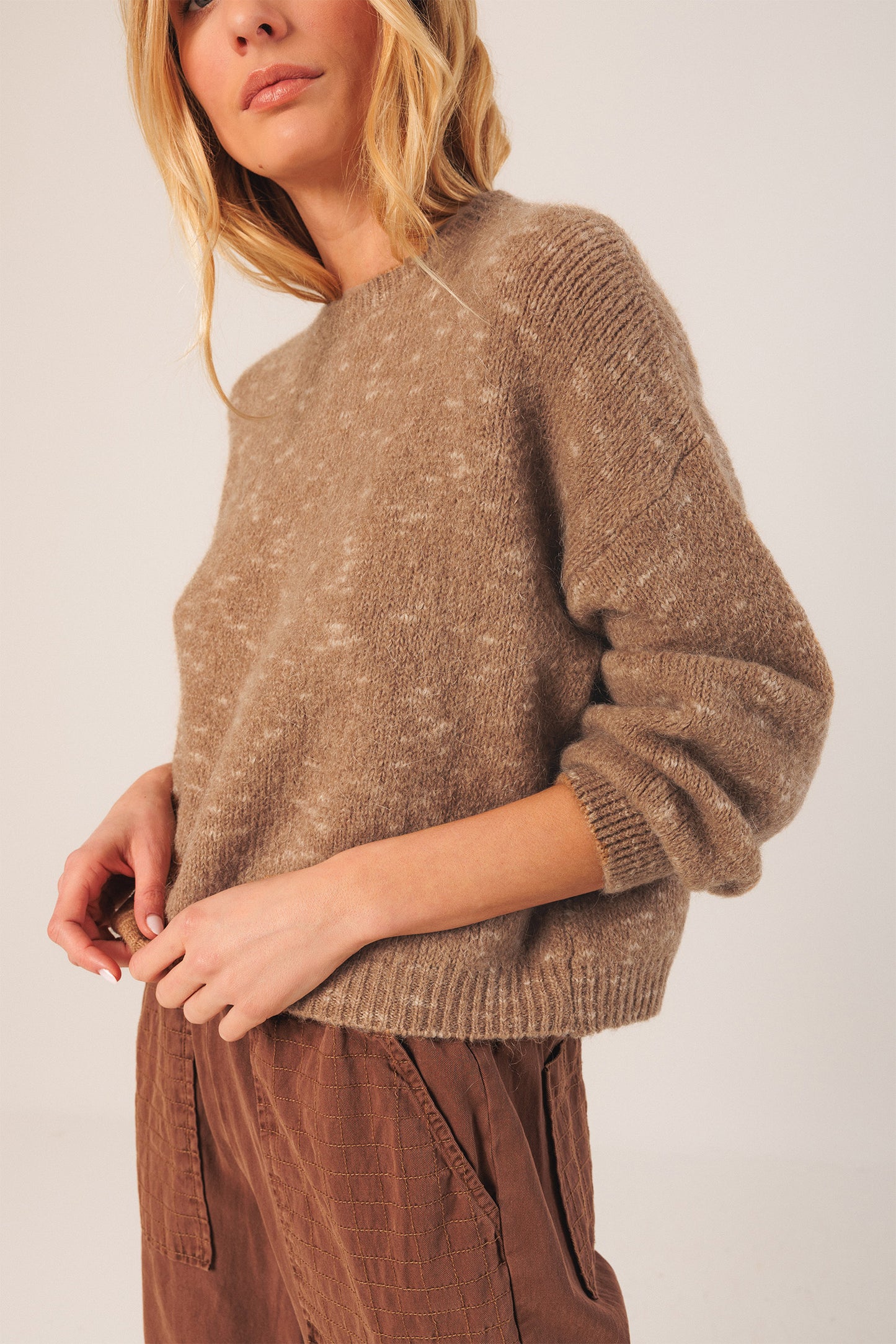 MOHAIR CROP SWEATER