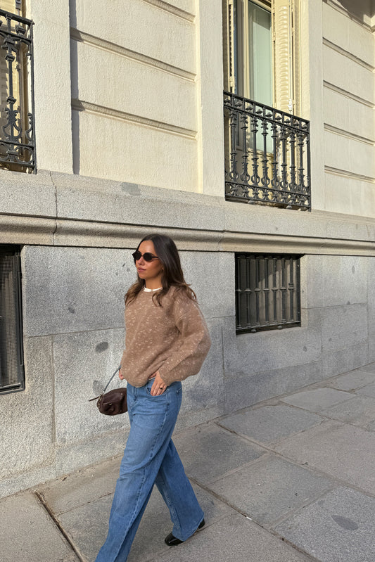 [CL] MOHAIR CROP SWEATER 1