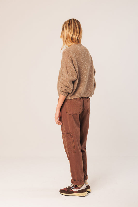 MOHAIR CROP SWEATER 5