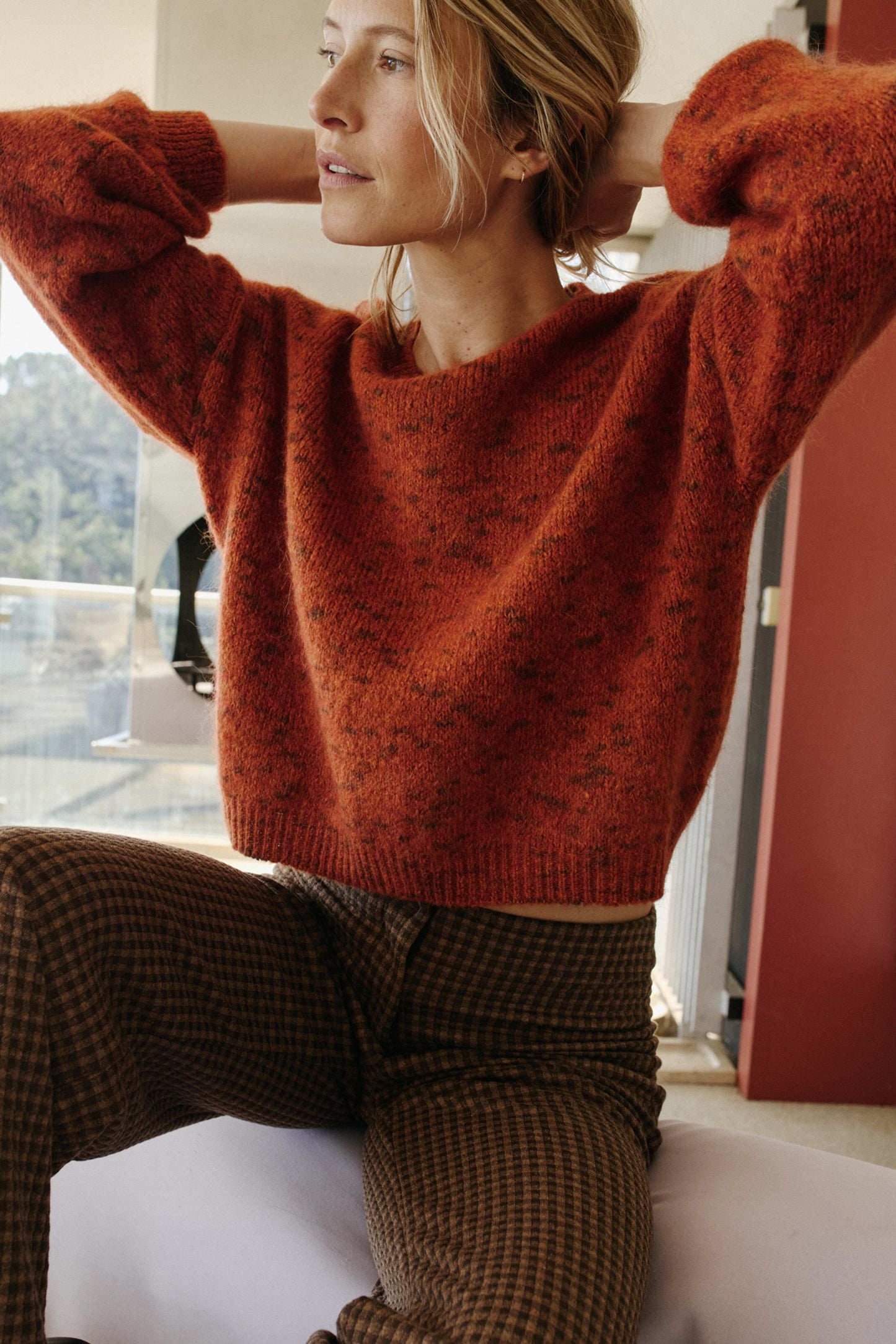 MOHAIR CROP SWEATER